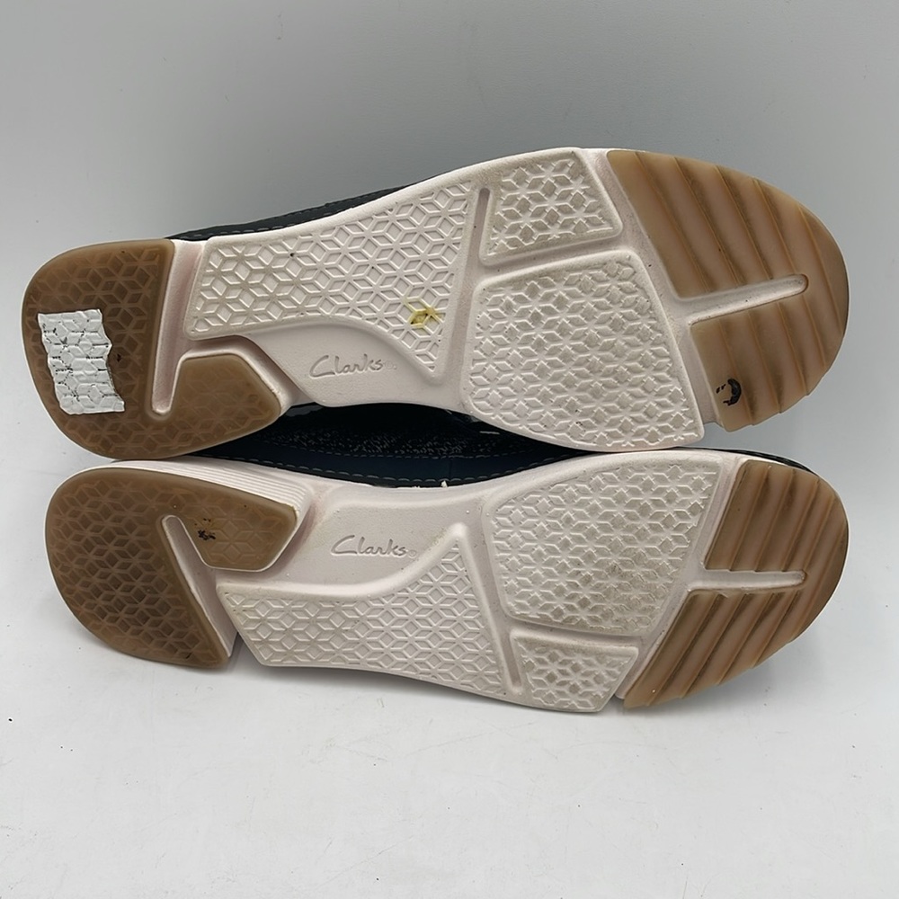 Clarks Trigenic Knit Lace Comfort Sneakers womens 8.5 - Picture 8 of 8